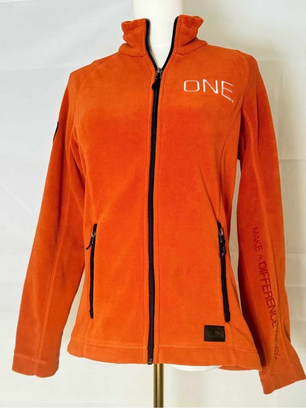 Roots 73 Deerlake Microfleece Jacket Rustic Orange Women’s XS - Picture 2 of 12